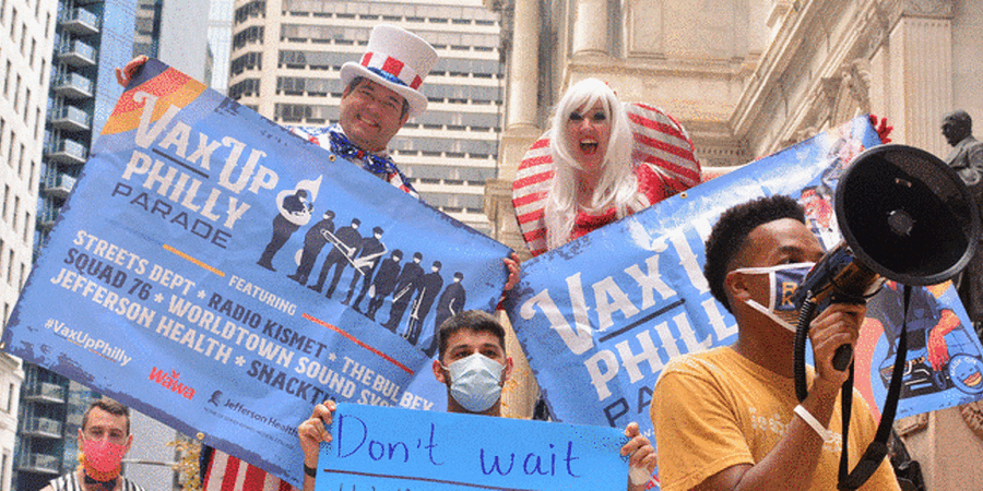 Vax Up Philly Parade