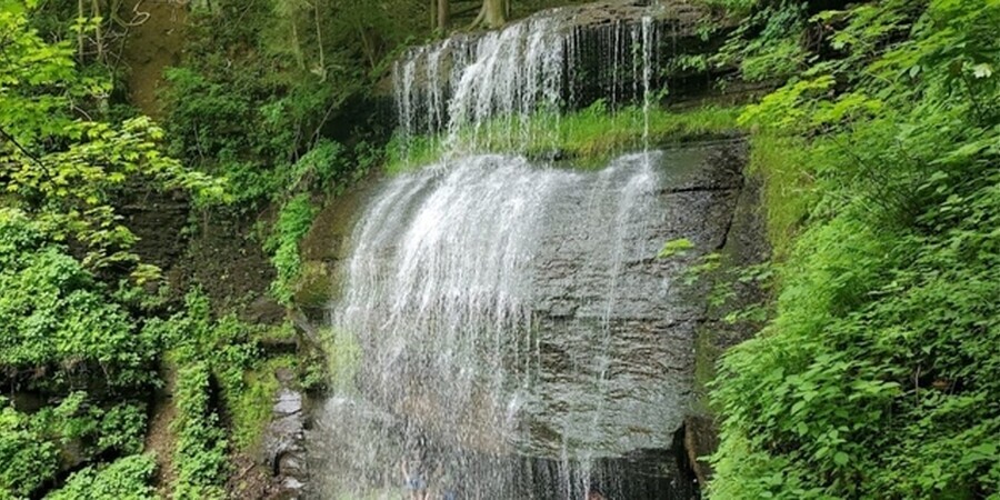 Exploring Buttermilk Falls in Indiana County PA