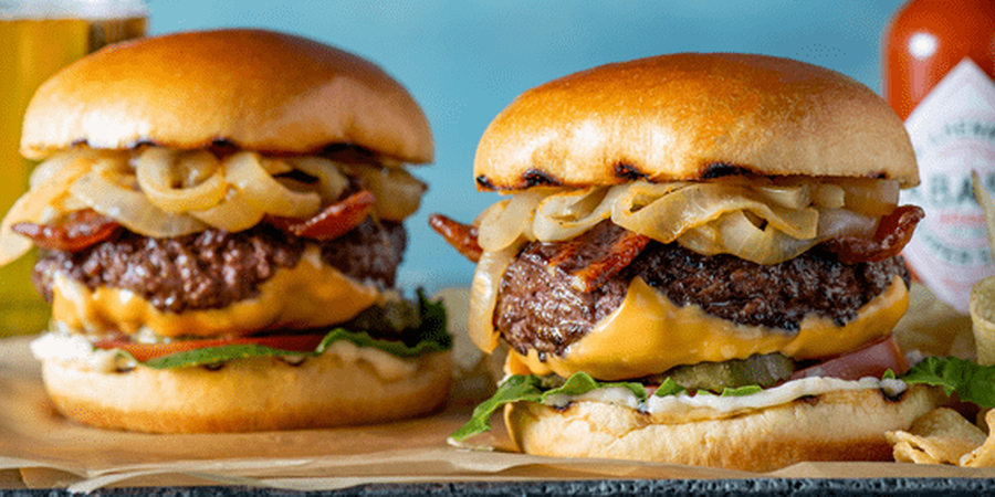 Upside Down Tabasco Butter Cheeseburger