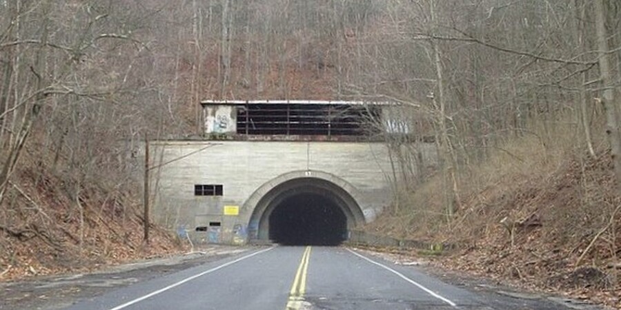 Abandoned Pennsylvania Turnpike Near Breezewood