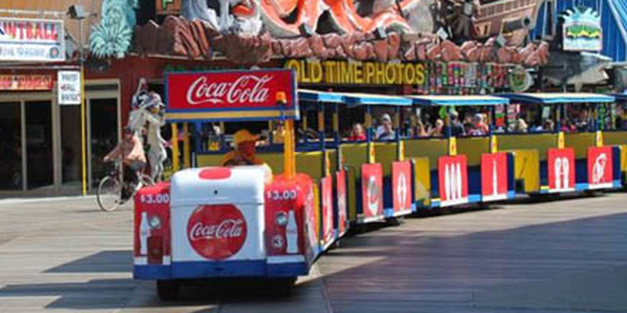 Wildwood NJ Boardwalk Tram Car