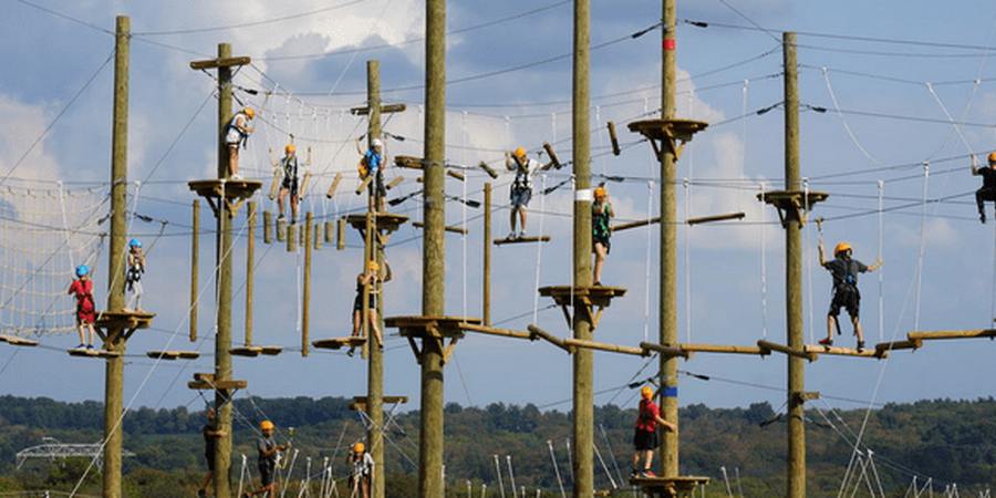 Hellerick's Family Farm's Aerial Adventure Park