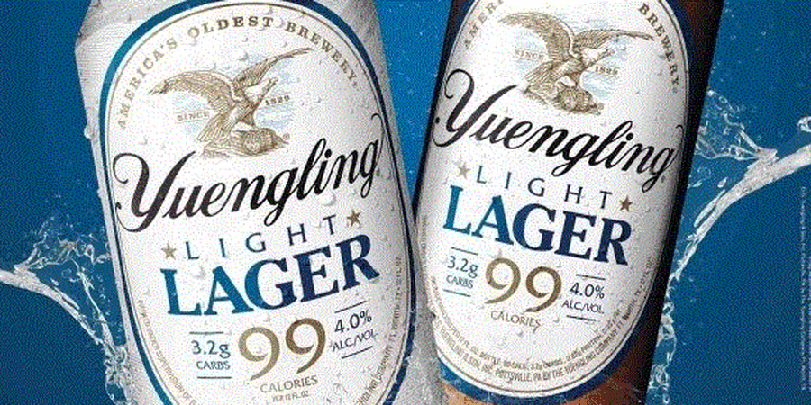 Yuengling Refreshes Light Low Carb Lager 99