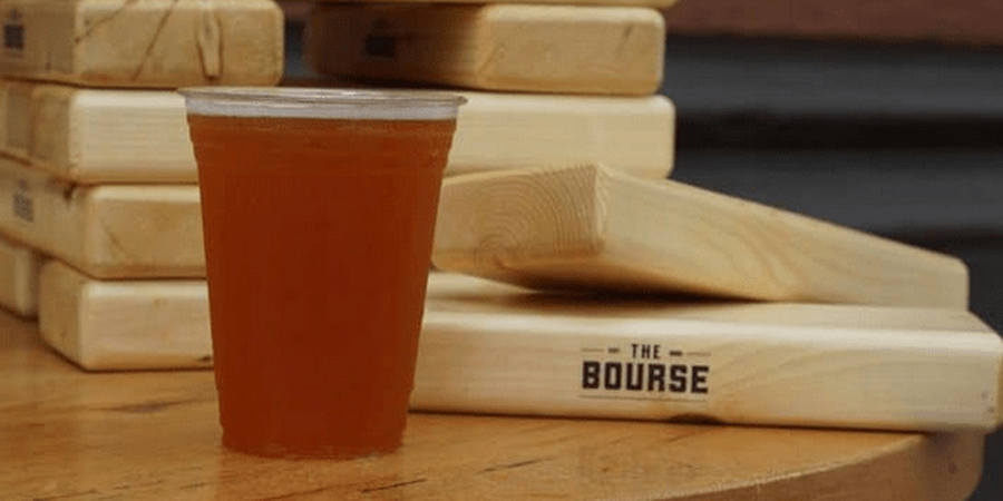 The Bourse Pop Up Beer Garden on The 4th of July