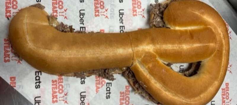 Delco Steaks Rolls Out Large-Size Phillies P-Shaped Rolls 