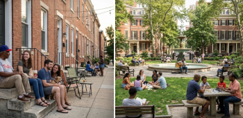 Philadelphia's Outdoor Living Rooms